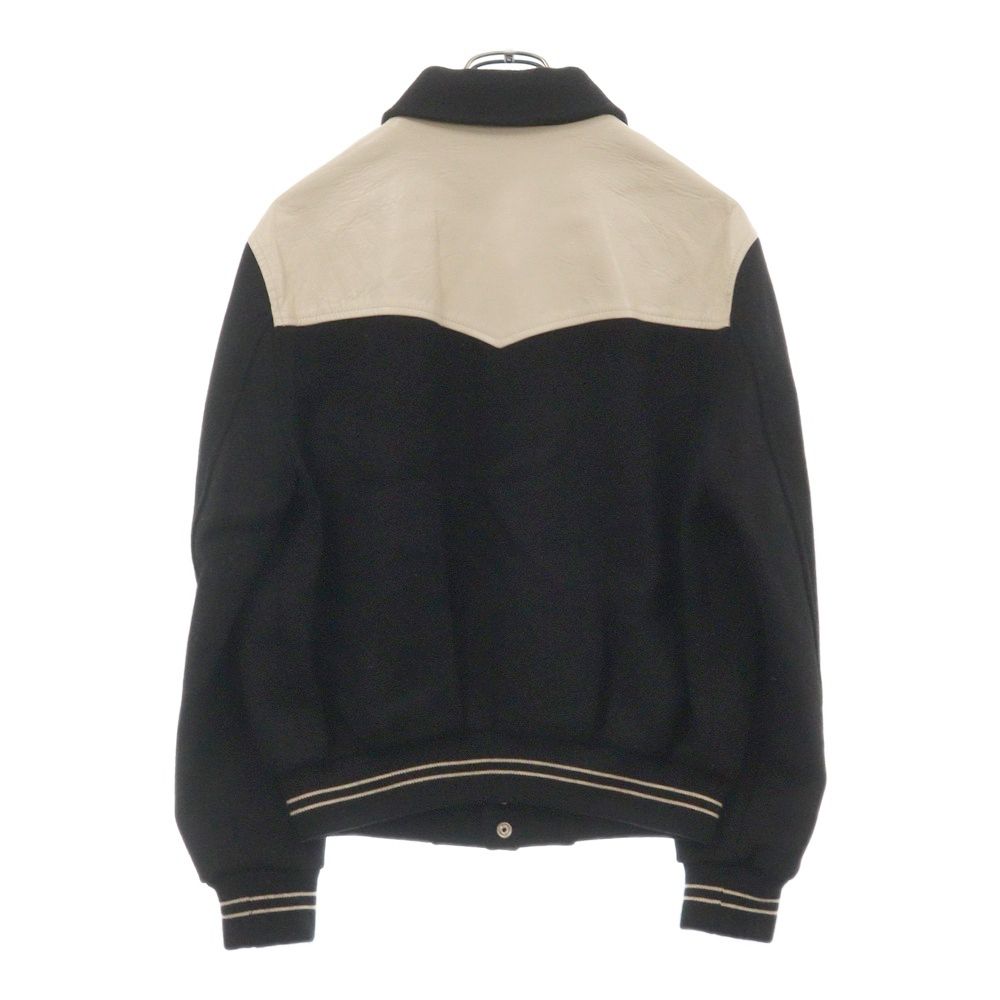 CELINE 19AWテディジャケット ブルゾン　レザー切り替え　ブラック CELINE 19AWテディジャケット ブルゾン レザー切り替え ブラック 楽天