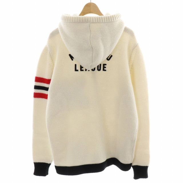 ミュウミュウ MIUMIU LEAGUE ニットパーカージャケット MMF535 MIU MIU - ミュウミュウ MIUMIU LEAGUE ニットパーカージャケット