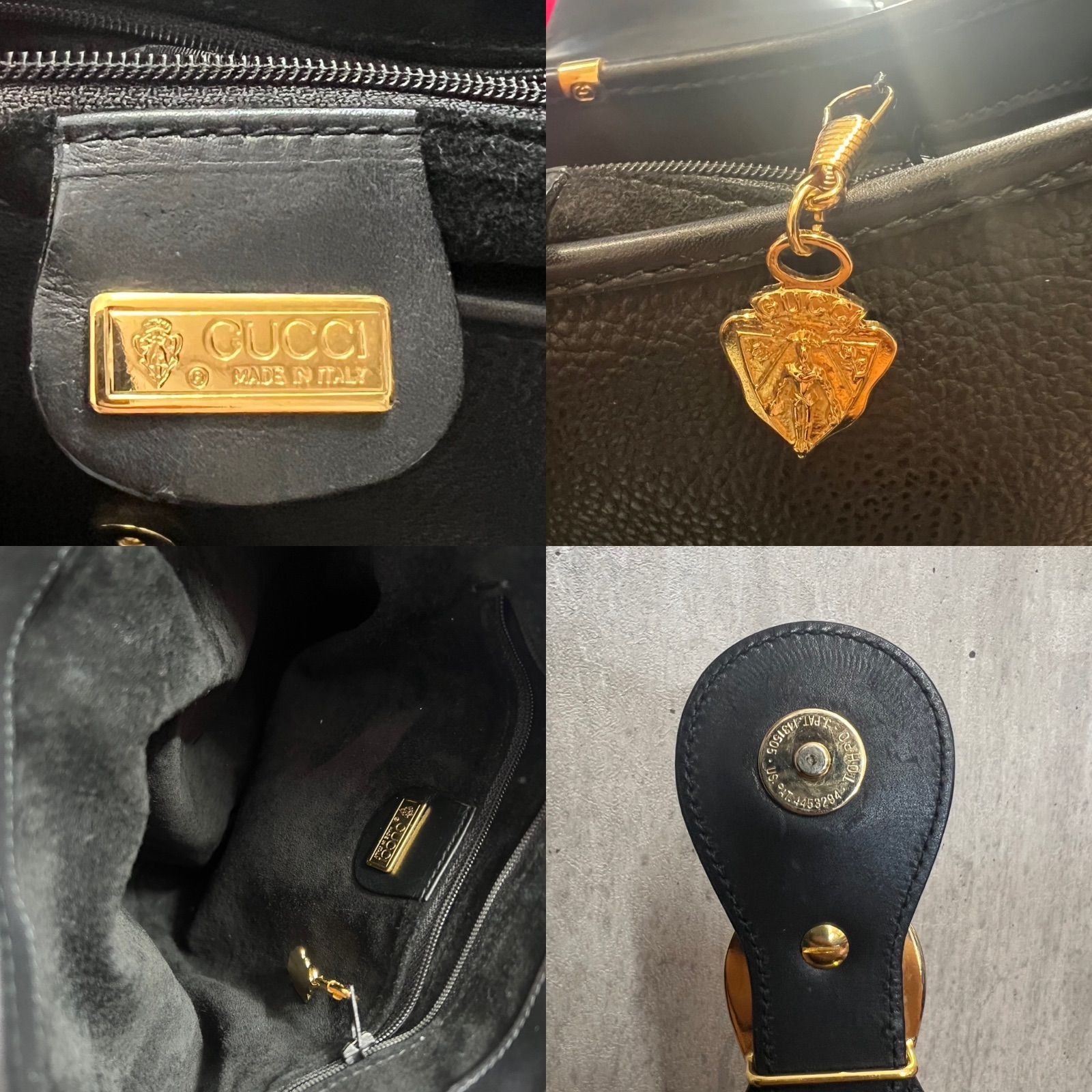 OLD GUCCI 80s 90s ホースシュー ホースビット 金具 ショルダーバッグ