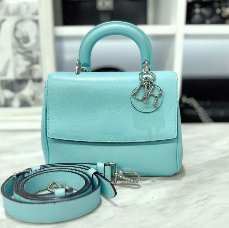 ディオール ビーディオール ミニ 2way ブルーグリーン