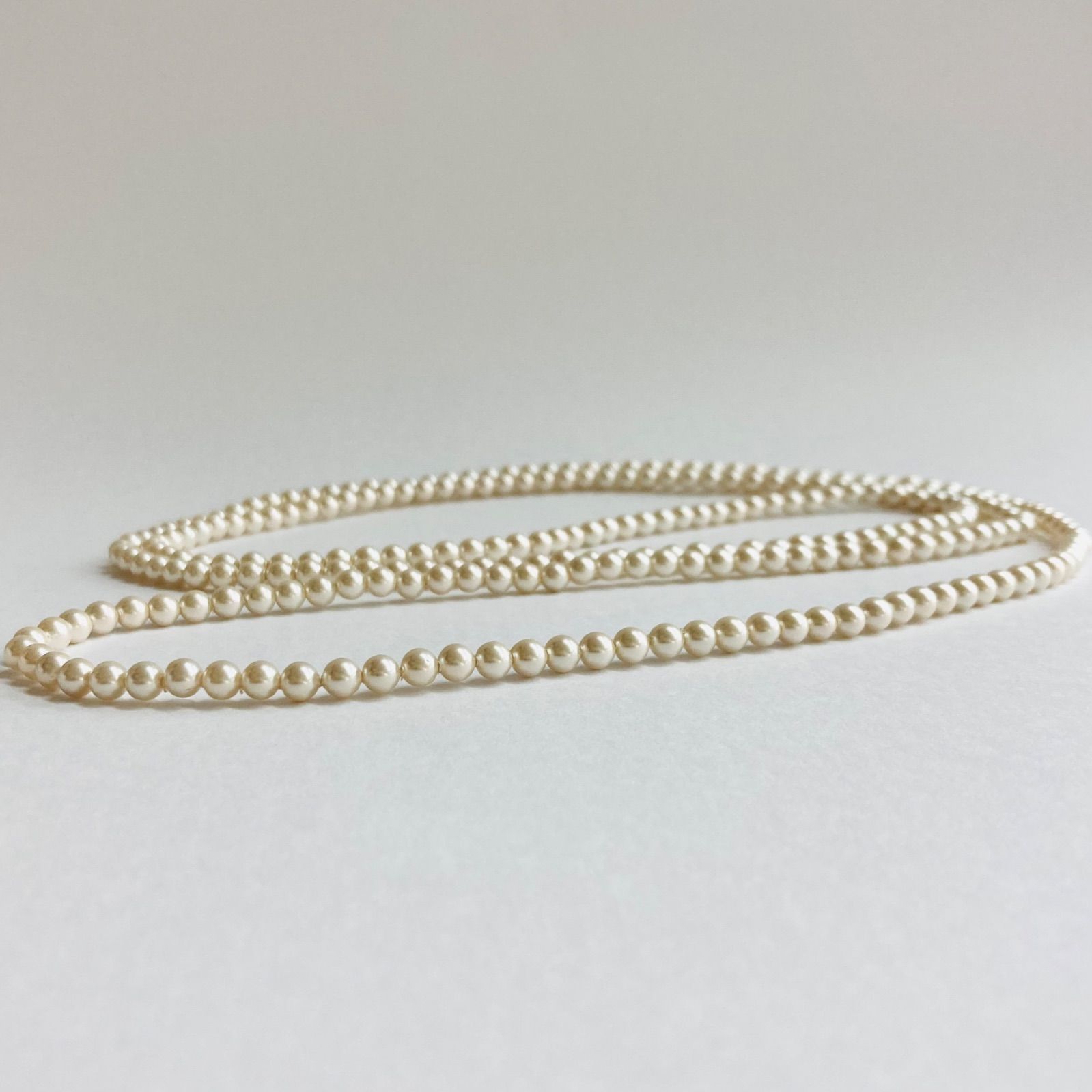 レディース 【美品】ジュエリーツツミ 淡水パール ロングネックレス 