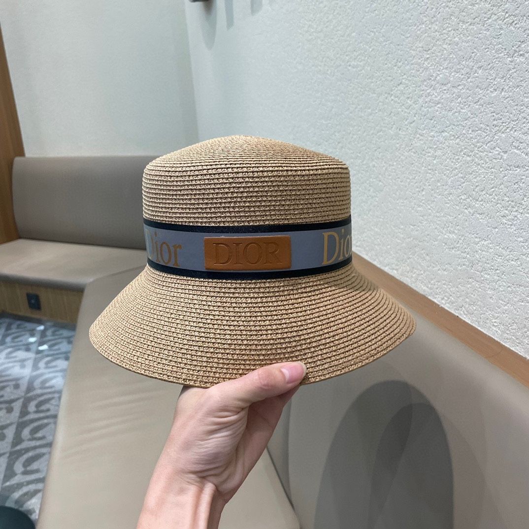 Dior（ディオール） ストローハット04-3 - メルカリ