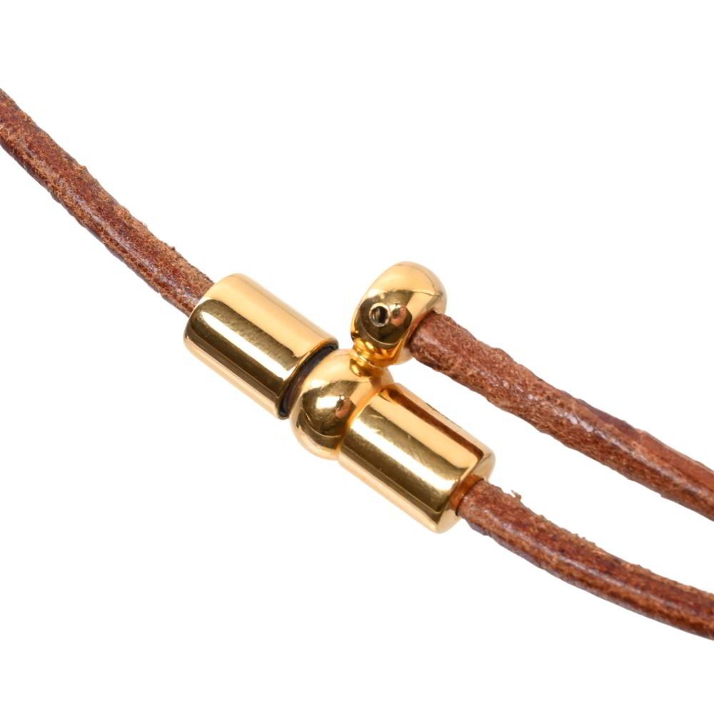 HERMES ヴィンテージ シェーヌダンクル レザー ベルト HERMES - HERMES