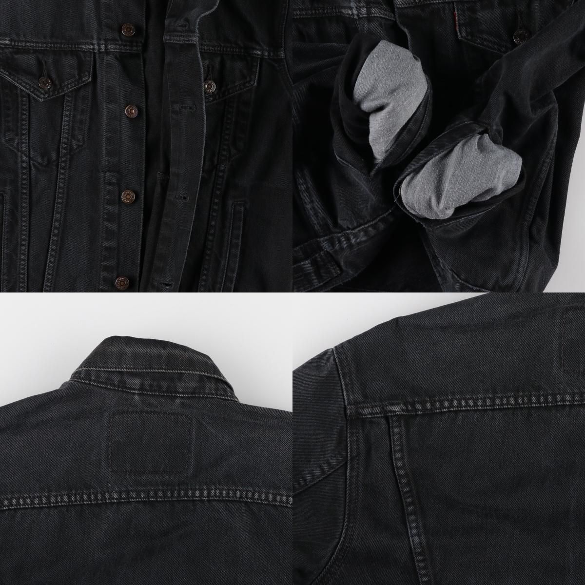 古着 90年代 リーバイス Levi's 70503 02 ブラック デニムジャケット G