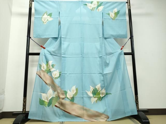 平和屋着物○本場大島紬 色泥染 市松源氏車文 大山謹製 ほていや