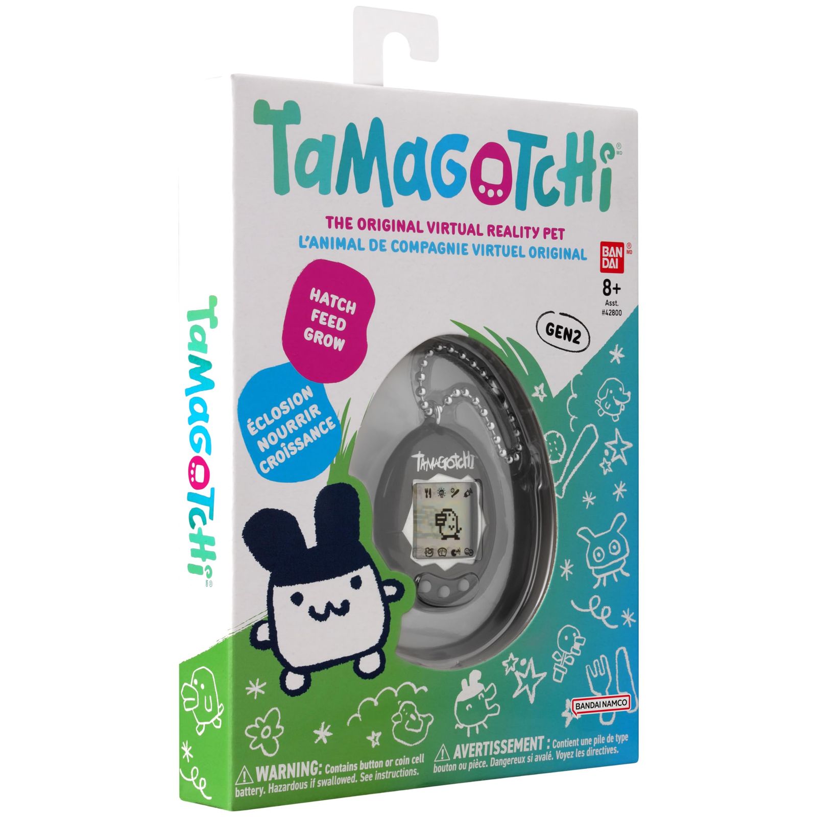 Tamagotchi Original (たまごっちオリジナル) 電子ゲーム - ブラック