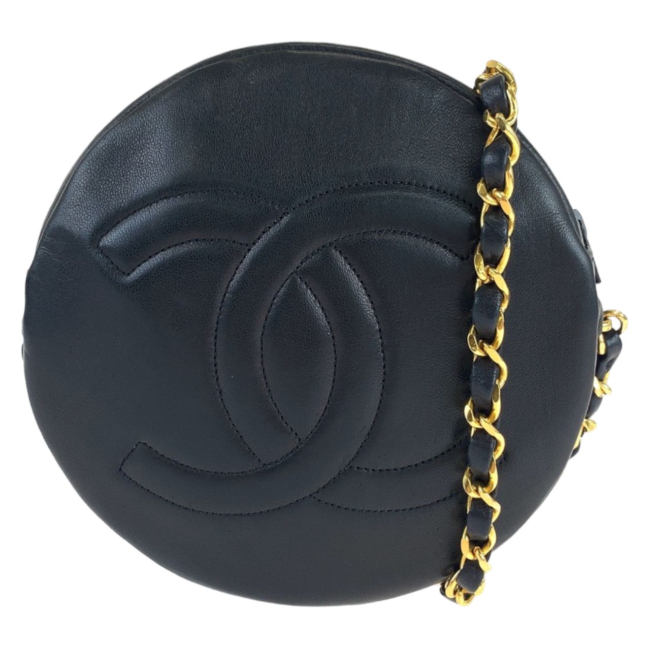 希少 美品 CHANEL シャネル ヴィンテージ マトラッセ サークル ココ  