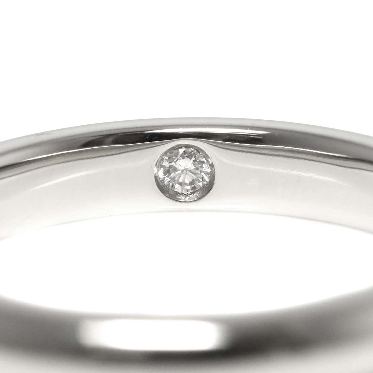 ショーメ CHAUMET エターナル クラシック #52 ダイヤ 1P リング Pt 
