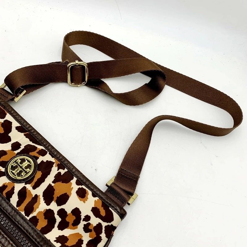 中古品】Tory Burch トリーバーチ レオパード ショルダーバッグ