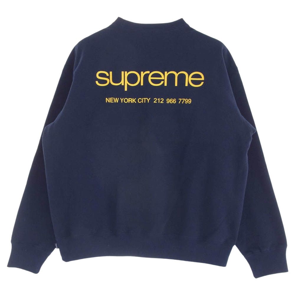 Supreme シュプリーム 23AW NYC クルーネック スウェット バック