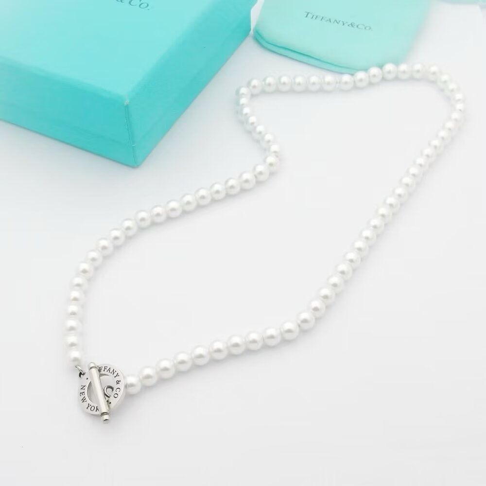 TIFFANY&CO✨ティファニー パールネックレス 925 - メルカリ