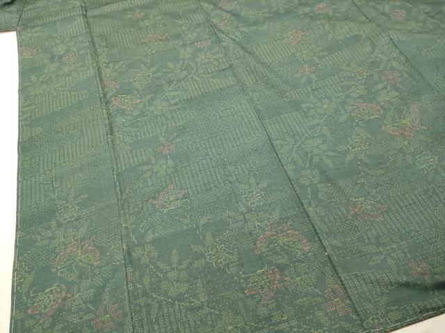 平和屋着物○結城紬 花鳥文 正絹 逸品 未使用 DAAR4343tw - メルカリ