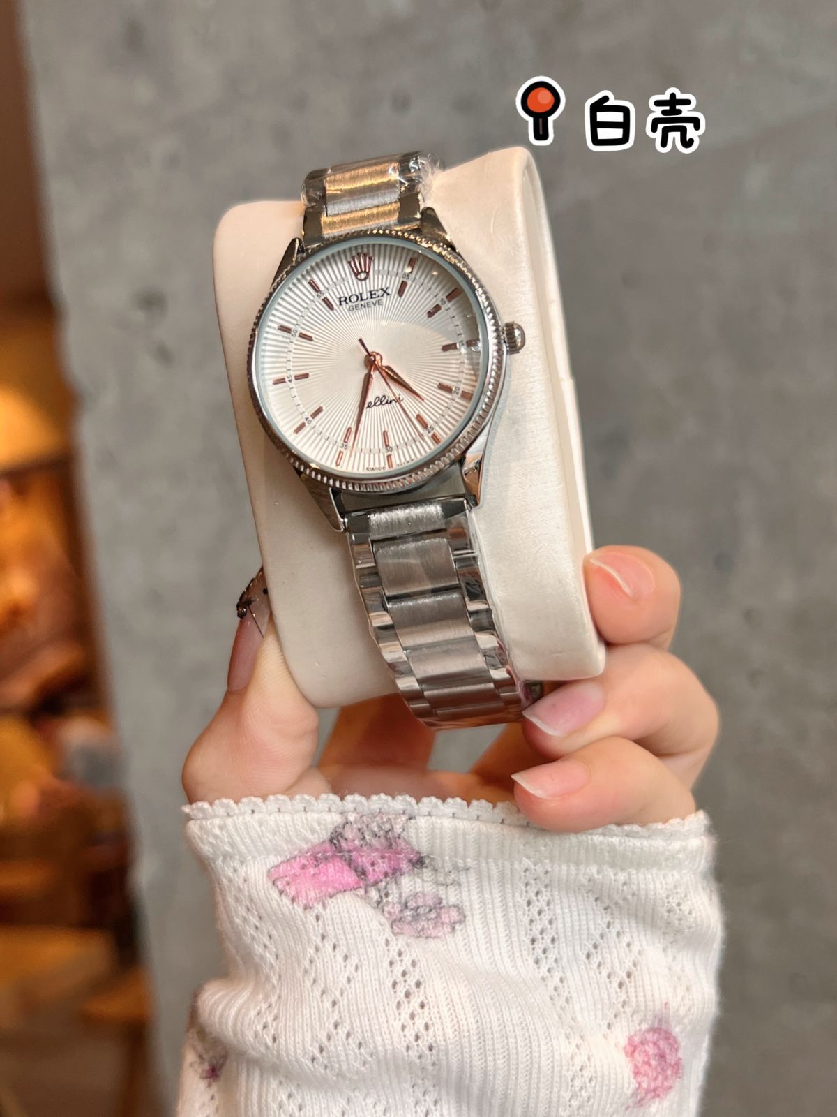今日特価】Rolex ロレックス 優雅なデザインに蝶形バックルを