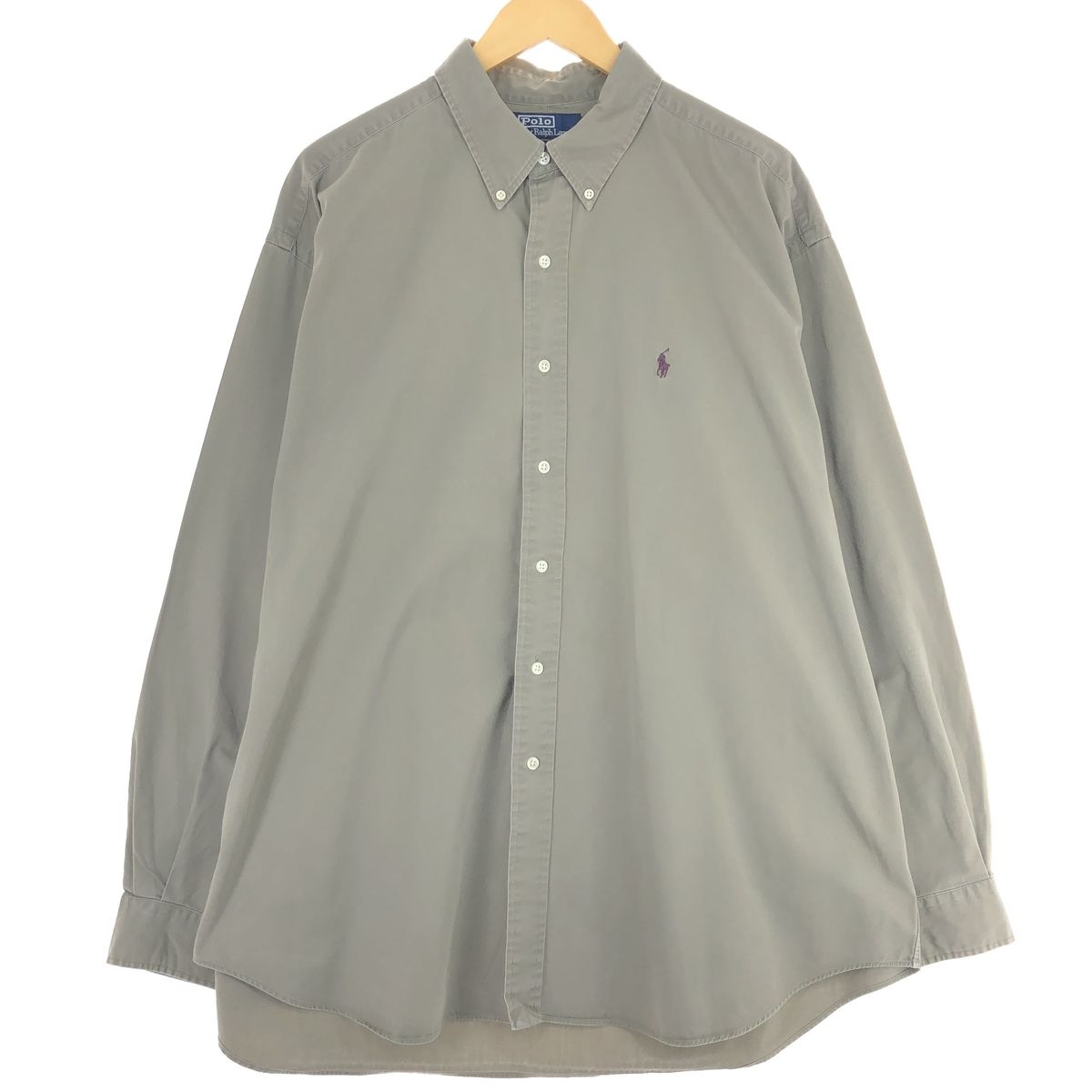 古着 ラルフローレン Ralph Lauren BLAKE 長袖 ボタンダウンシャツ メンズXXL/eaa444732