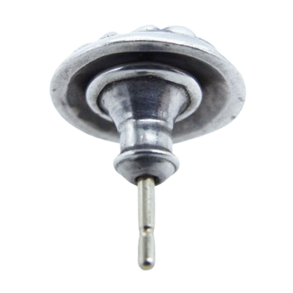 CHROME HEARTS クロムハーツ 原本無 STUD CRSBLL クロスボール スタッド ピアス シルバー系