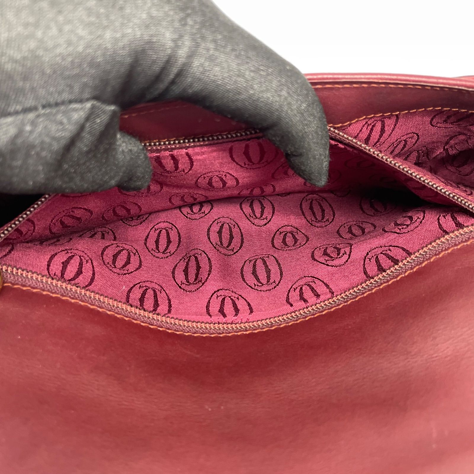 バレンシアガ ネイビークリップ クラッチバッグ マルチカラー レア