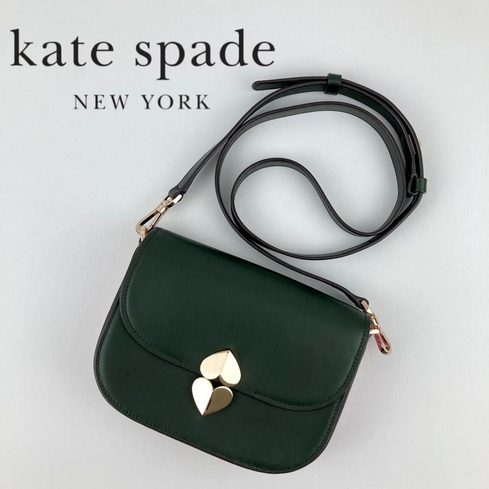 オープニング価格 【極美品】Kate spade ケイトスペード ルラ スモールサドルバッグ ショルダーバッグ レザー ブラック バイカラー  レディース - メルカリ