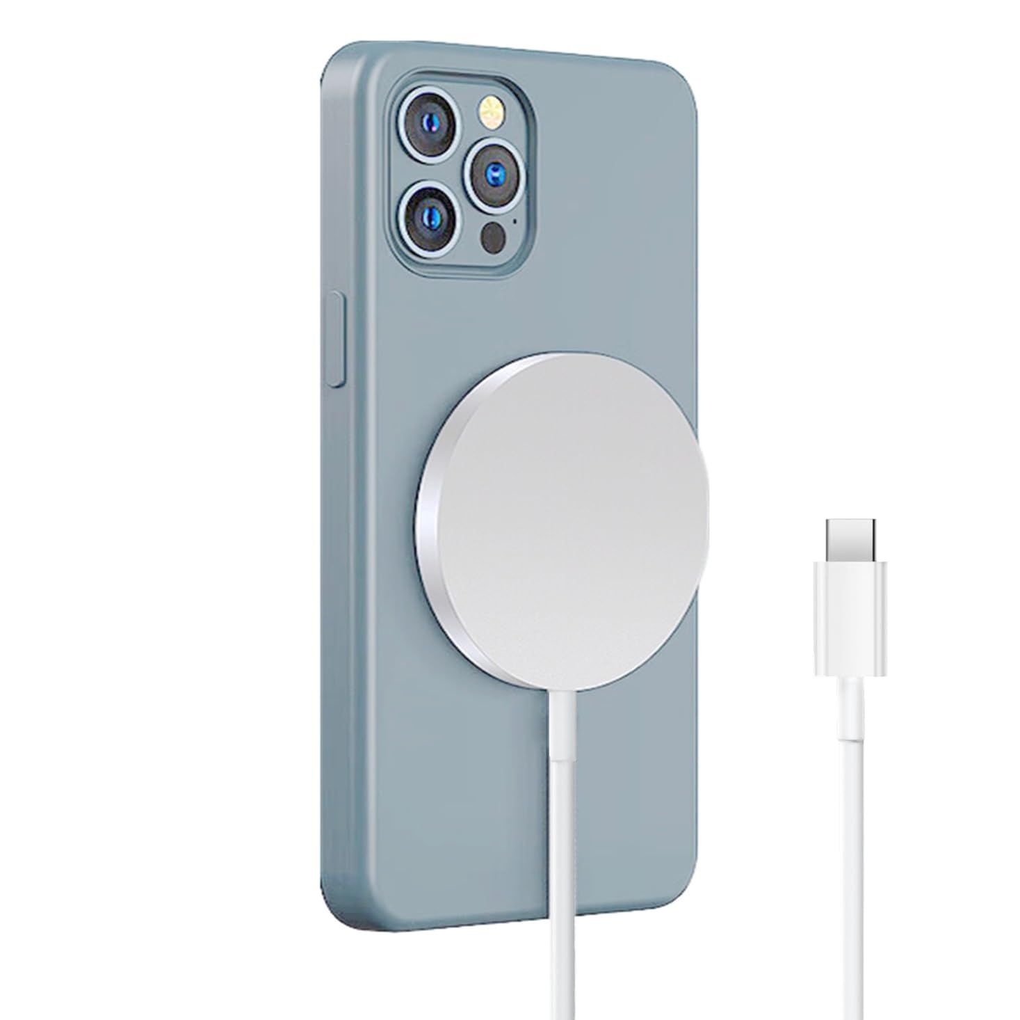 MagSafe 充電器 ワイヤレス充電器 最大15W マグネット式 超軽量 強力磁気吸着機能 マグネット コンパクト 旅行 出張 オフィスに最適 iPhone 16|15|14|13|12シリーズ対応 1m Aopiata USTAUSTRALIA_COM_AU