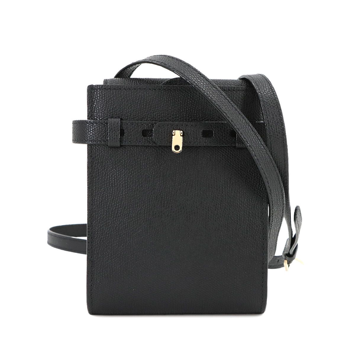 未使用 展示品 ヴァレクストラ Valextra スリム ブレラ トラッコリーナ 