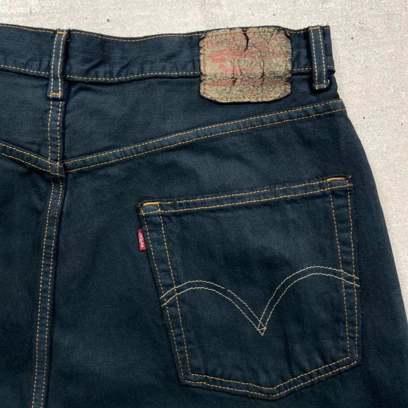 00年代 Levi's リーバイス 569 ブラックデニムパンツ ルーズ