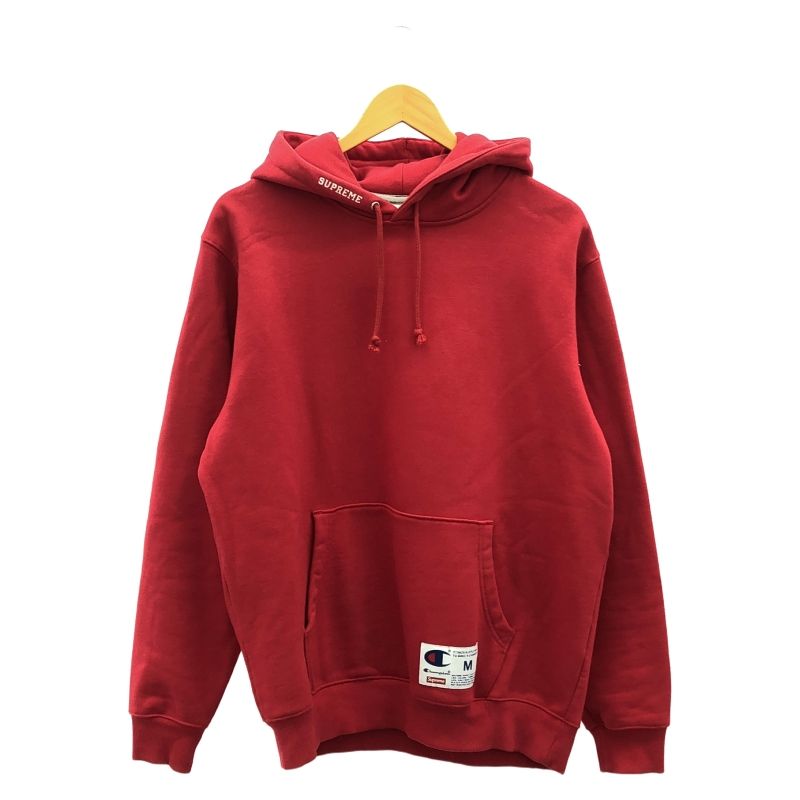 Supreme × Champion 18SS Hooded Sweatshirt サイズM レッド シュプリーム×チャンピオン 19
