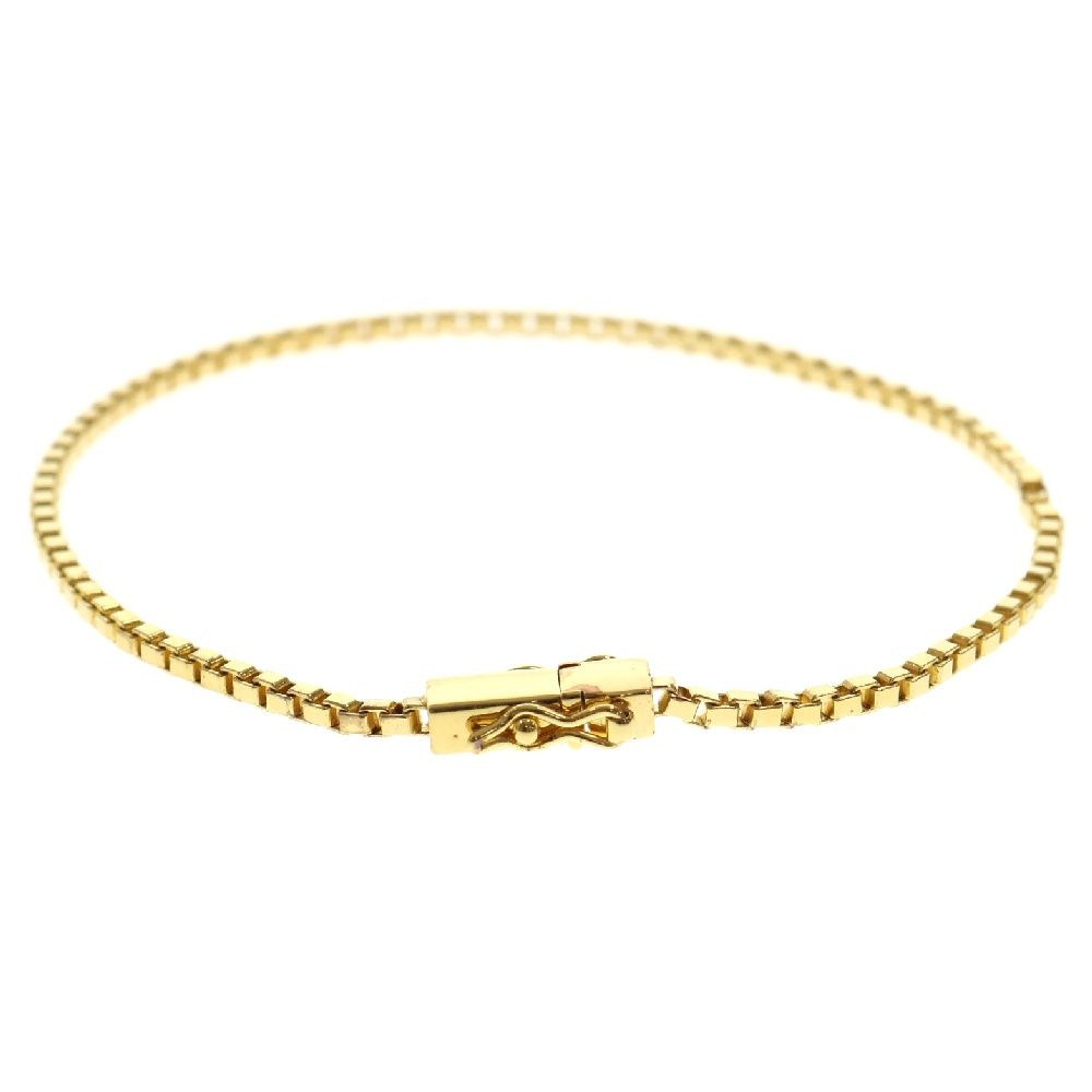 TOMWOOD トムウッド スクエア ブレスレット ゴールド 7.7