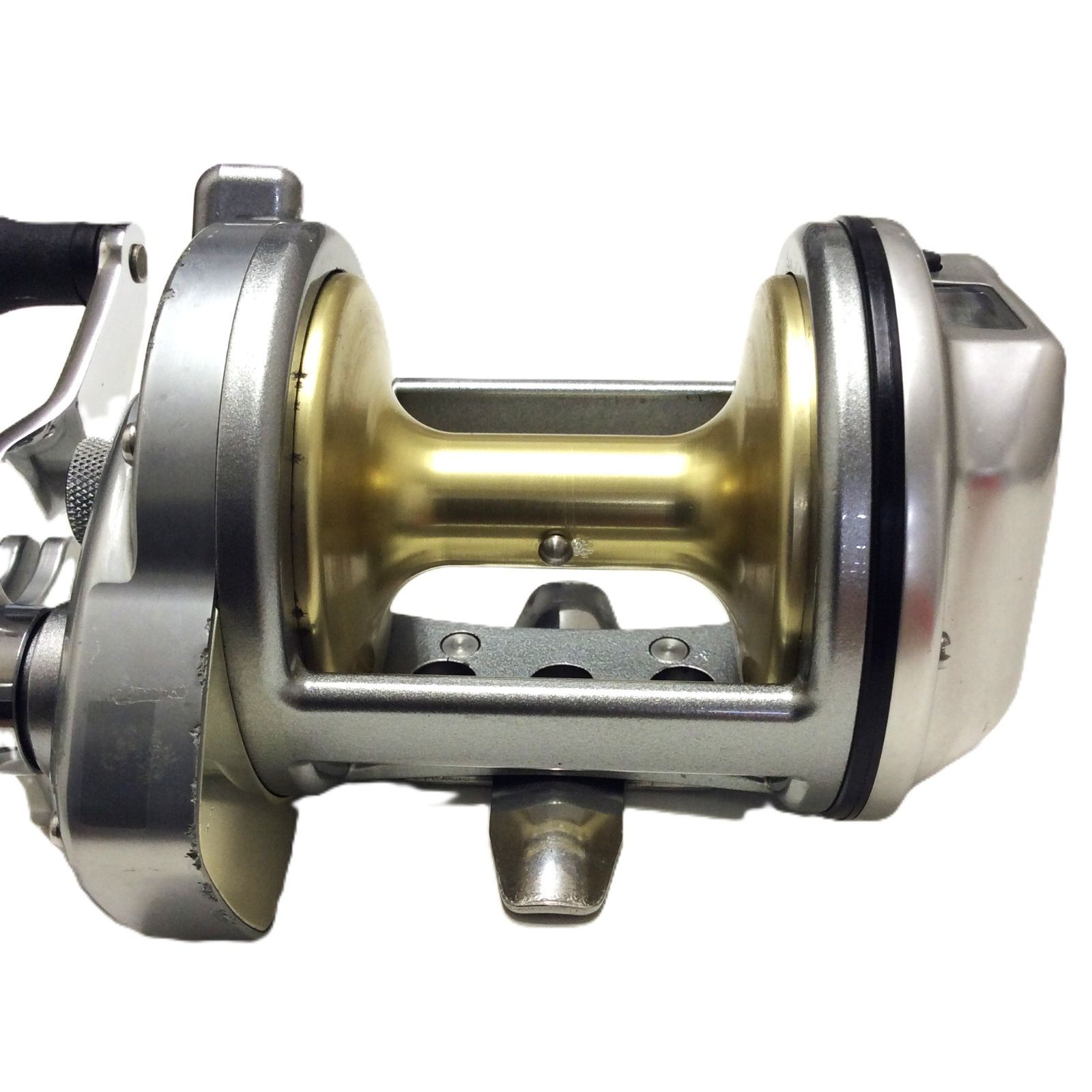 木製リール 自作 （落とし込み）花梨の瘤 木製リール 自作