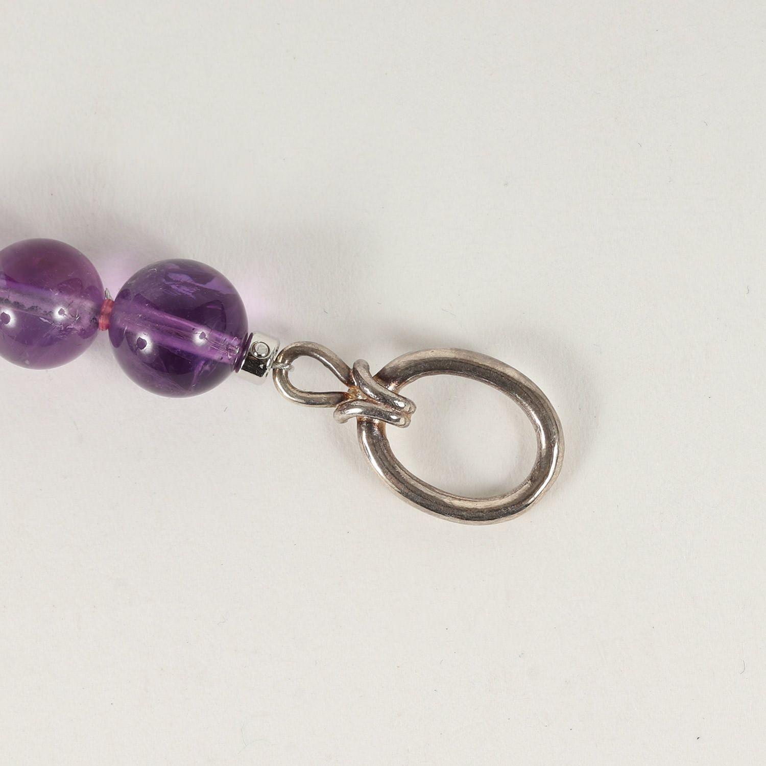 美品 NEEDLES ニードルズ アメジスト ブレスレット Bracelet - Amethyst 天然石 ビーズ パープル アクセサリー ジュエリー ブランド【メンズ】