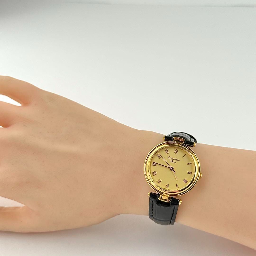 クリスチャンディオール ベルト 電池 レディース 腕時計 769