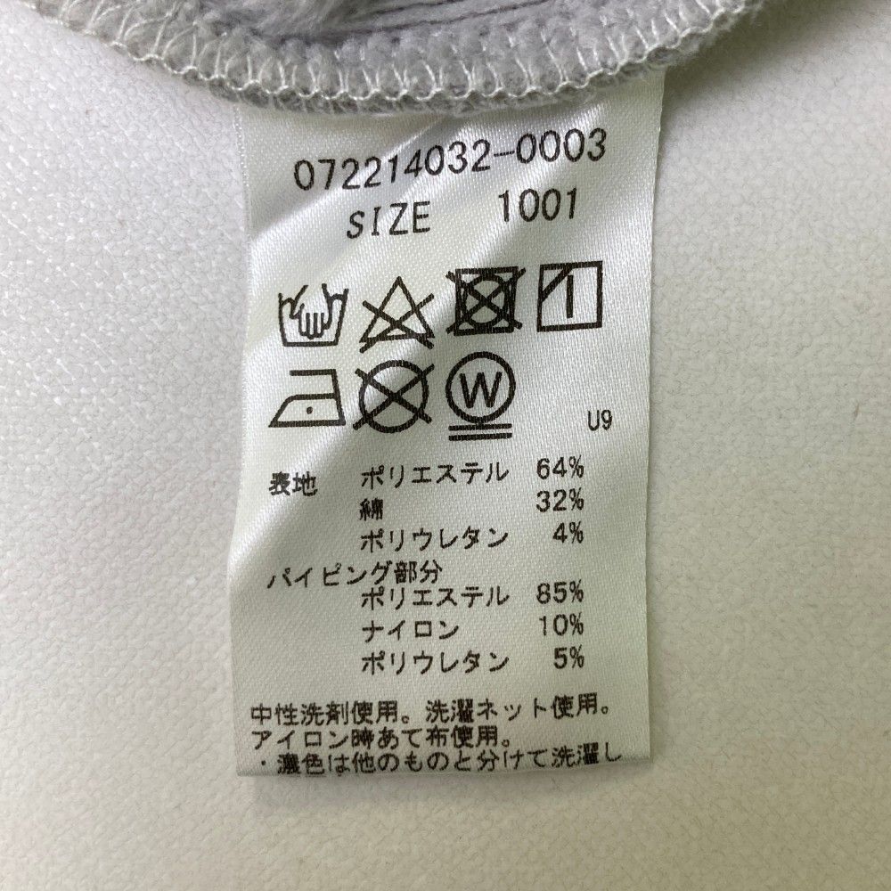 サイズ：1 WAAC ワック フリース切替 長袖パーカー グレー系