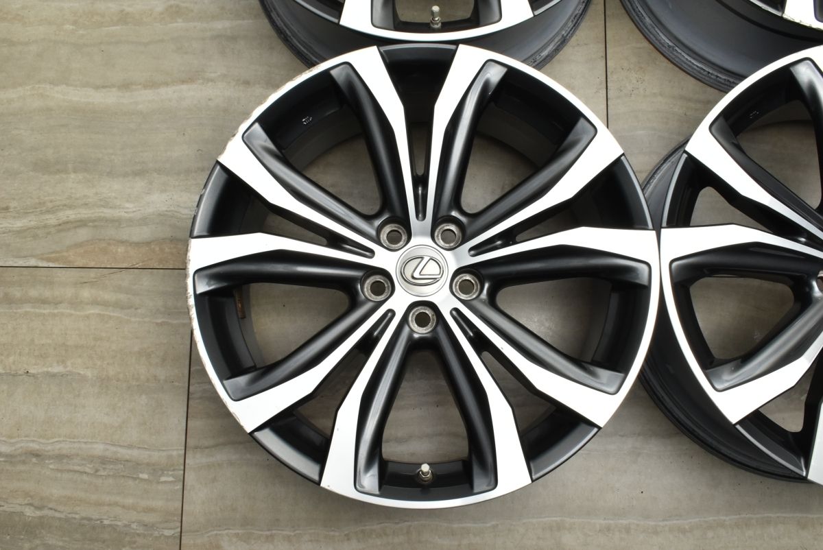 トヨタ仕様 レクサス 18インチ【富山】ET30 +30 PCD114.3 アルファード ハリアー RAV4 クラウン マークX アリスト スープラ ソアラ 中古 社外品 4本 クライメイト アリア トヨタ仕様 レクサス 18インチ【富山】ET30 +30 PCD114.3 アルファード