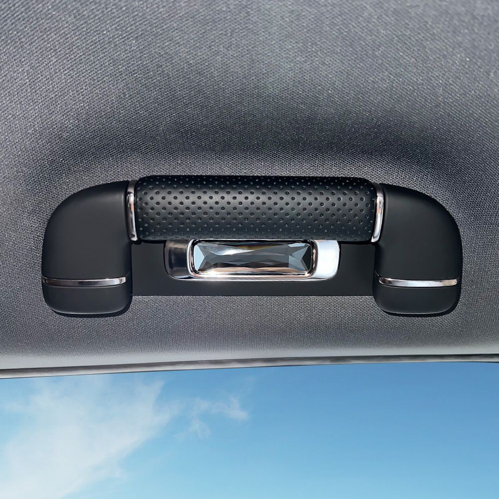 トヨタ ハイエース 車内用 天井グリップ クリスタル風 インテリアパーツ 感アップ ドレスアップパーツ 全3色