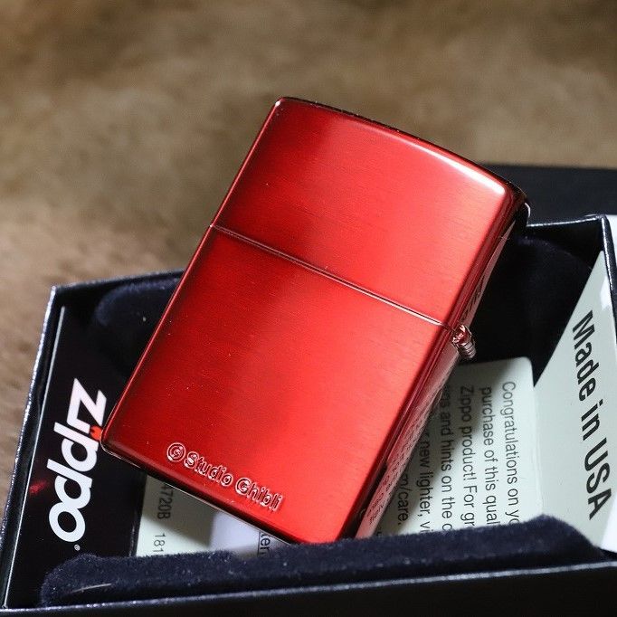 ZIPPO 紅の豚 ポルコ 赤 ジッポ レッド カワイイジッポ ジブリ 正規品