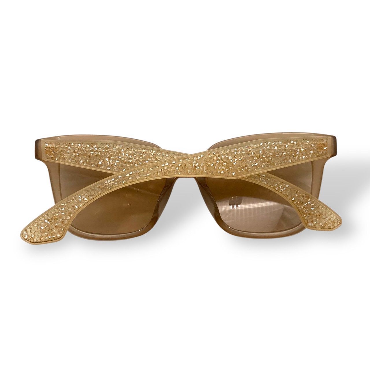 ミュウミュウ サングラス プラスチック ピンクベージュ 新品 未使用 70519 MIU MIU - ミュウミュウ サングラス プラスチック ピンク