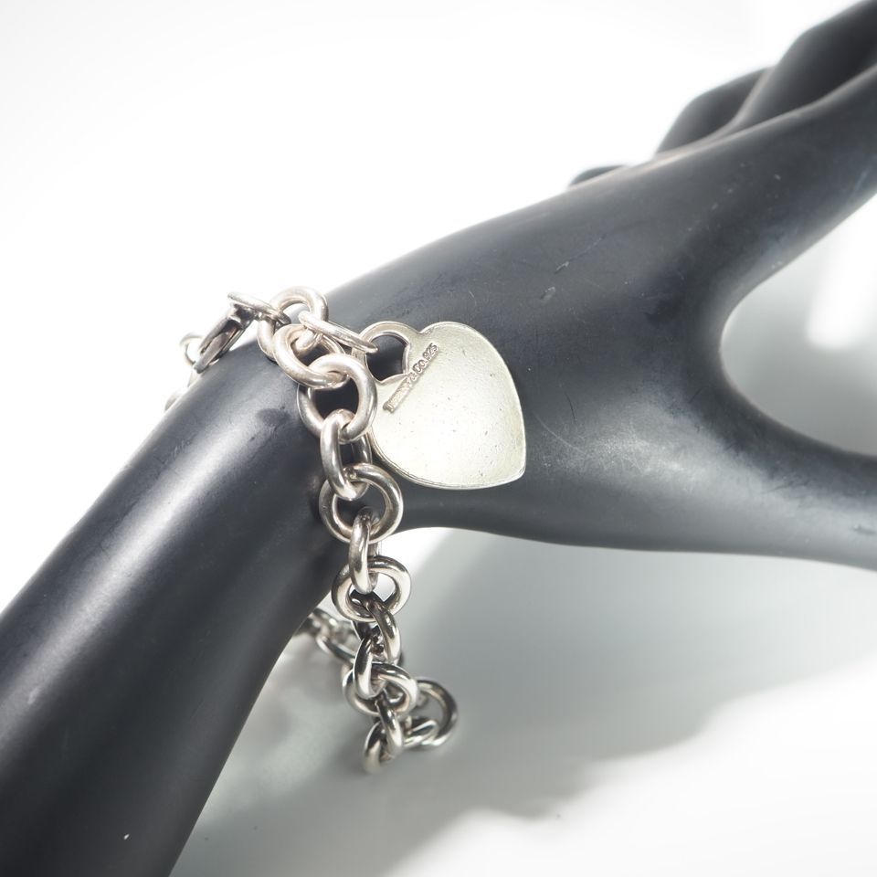TIFFANY&Co.】 ティファニー ハート SV 925 シルバー ブレスレット