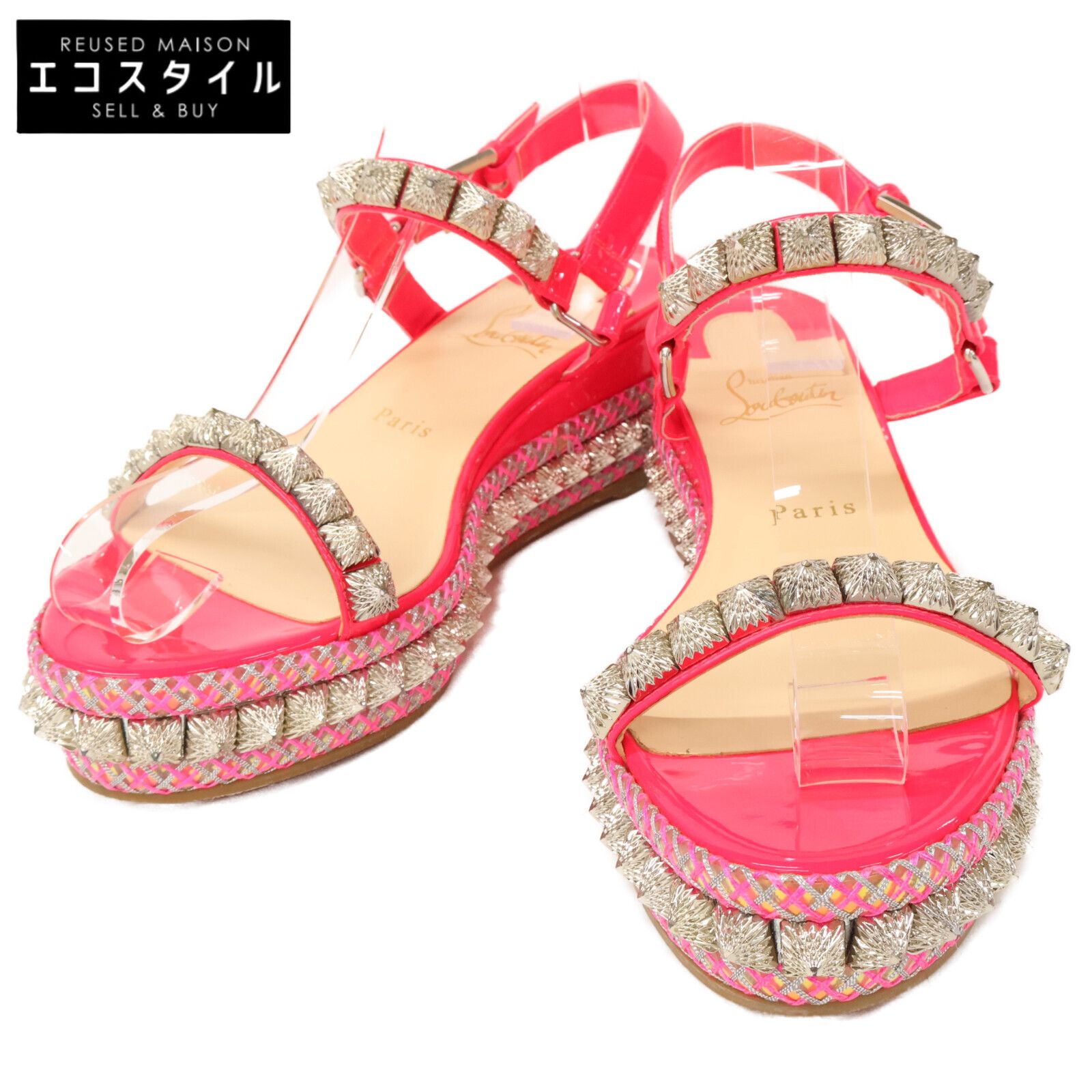 JimmyChoo スリングバック ウェッジ サンダル JimmyChoo スリング