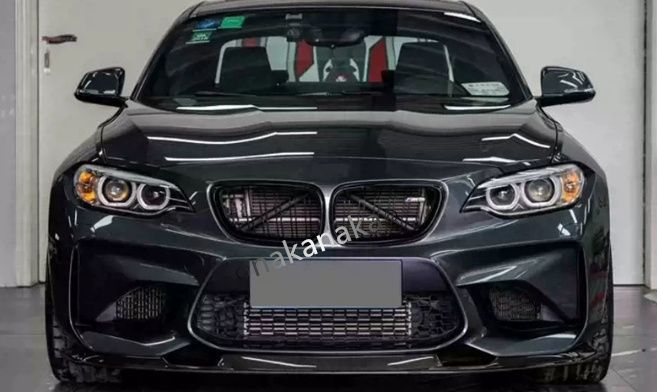 BMW M2 F87 2016年以降対応 MTCスタイル カーボン製 フロントリップスポイラー フロントアンダーリップ エアロパーツ 外装カスタム