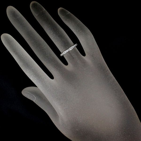 ラザール ダイヤモンド 0.34ct エタニティ リング Pt950 8号 FORTGASGNV_COM_BR