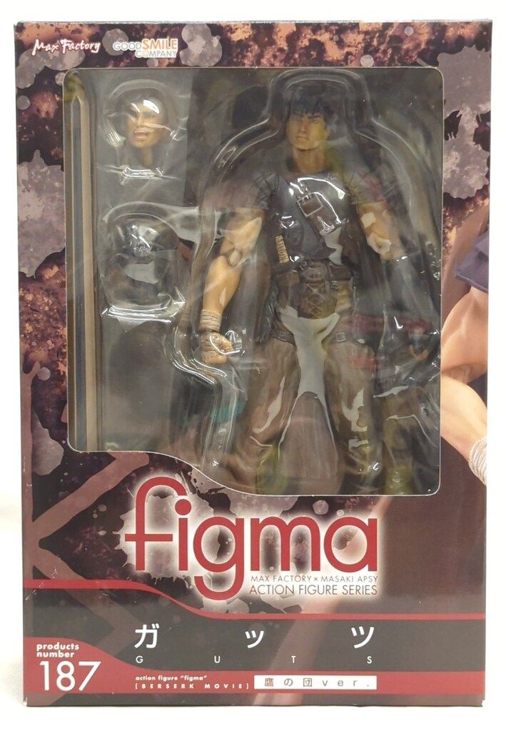 VF6771 未開封 figma 187 ベルセルク ガッツ 鷹の団ver. MAXFACTORY figma ガッツ 鷹の団 ver 187 - メルカリ