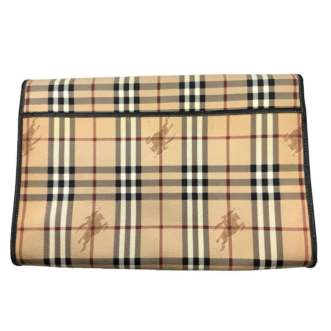 Burberrys バーバリー ノバチェック柄 クラッチバッグ ベージュ ビジネスバッグ A4 PC 書類ケース セカンドバッグ メンズ レディース