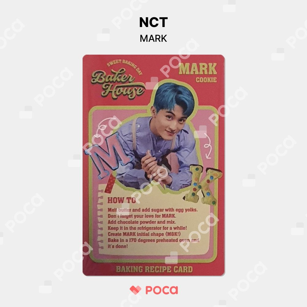 NCT マーク トレカ BAKER HOUSE RANDOM RECIPE CARD PACK MD
