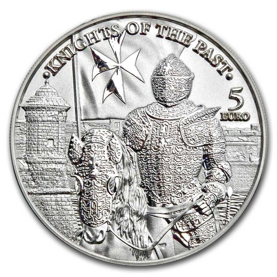 [保証書・カプセル付き] 2023年 (新品) マルタ「過去の騎士たち」純銀 1オンス 銀貨