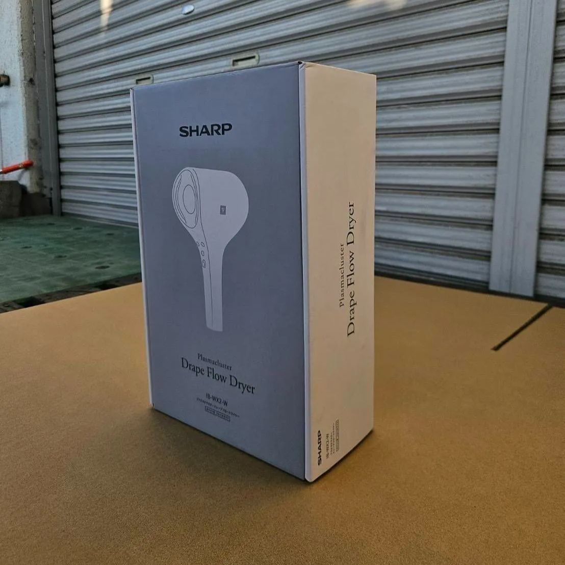 未拆封 SHARP IB WX 2 W プラズマクラスタードレープフロードライヤー ソルベホワイト