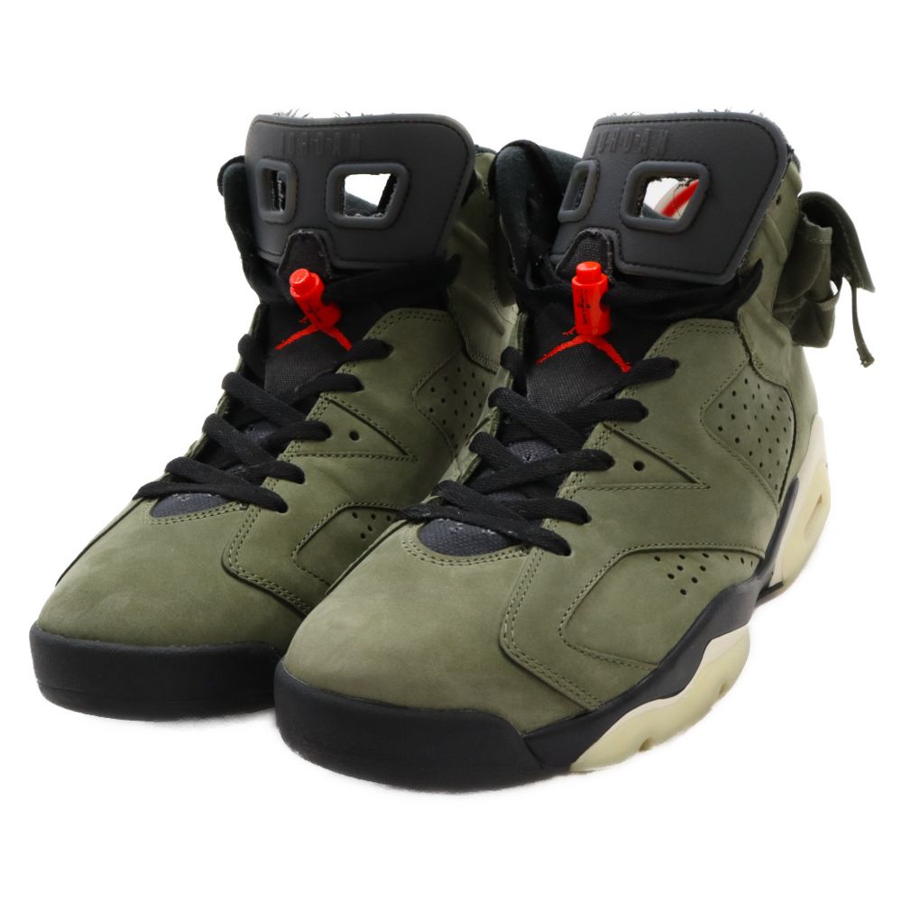 NIKE ナイキ　エアジョーダン6 トラヴィススコット　ハイカット スニーカー Travis Scott × Nike Air Jordan 6 Retro