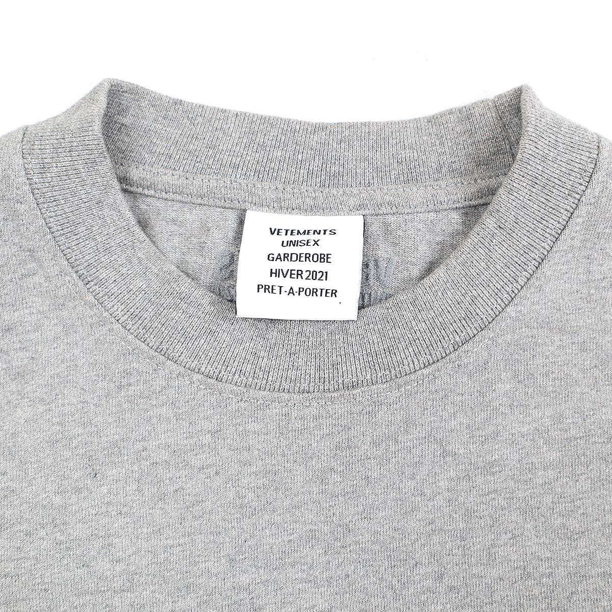 VETEMENTS ヴェトモン 20AW Gothic Font Long sleeve Tee ゴシック