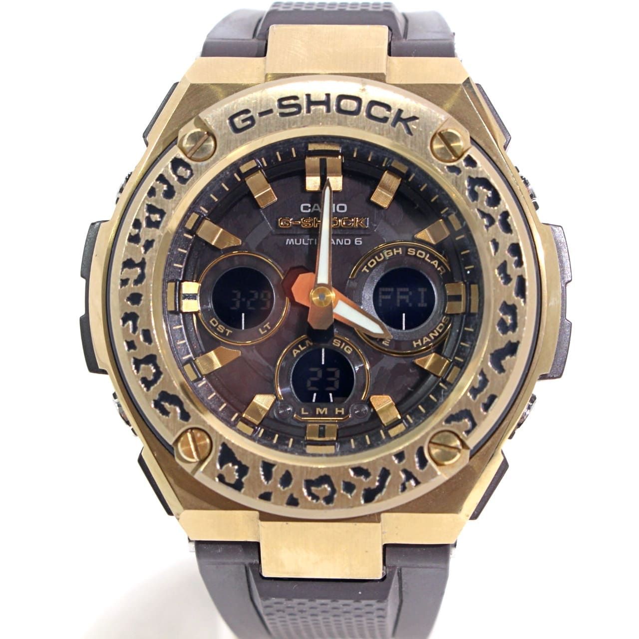 【中古】 CASIO カシオ メンズ腕時計 GST-W310WLP-1A9JR Ｇ-ショック＜G-スチール＞マルチバンド6 WILDLIFE  PROMISING コラボレーションモデル 1075