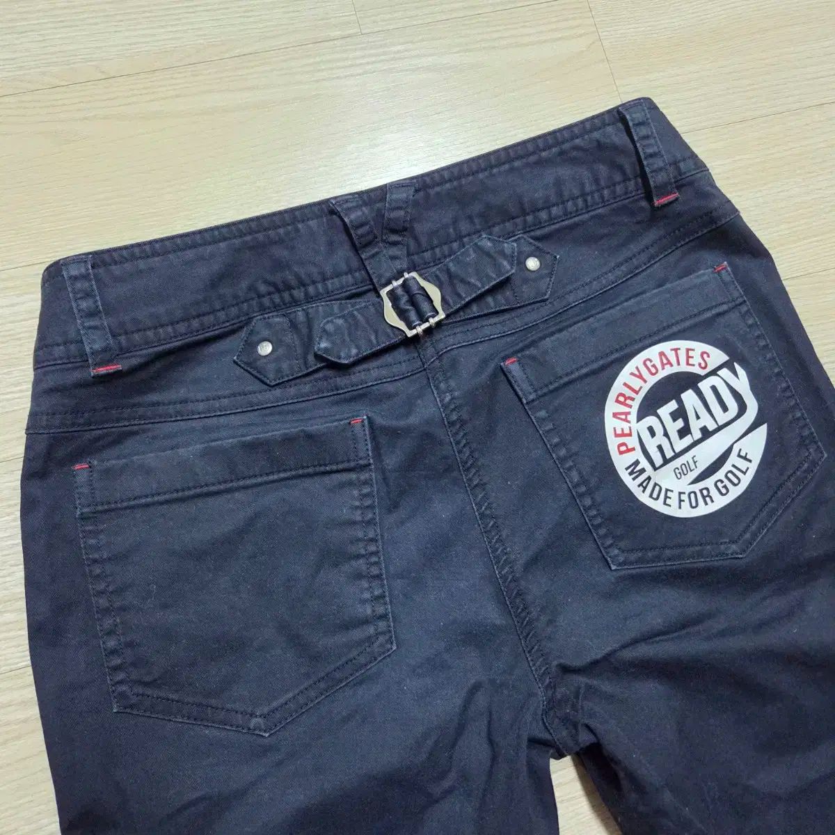 PEARLY GATES パーリーゲイツ　PGG 切替　ゴルフパンツ　メンズ　黒 PEARLY GATES(パーリーゲイツ) ゴルフパンツ PEARLY GATES