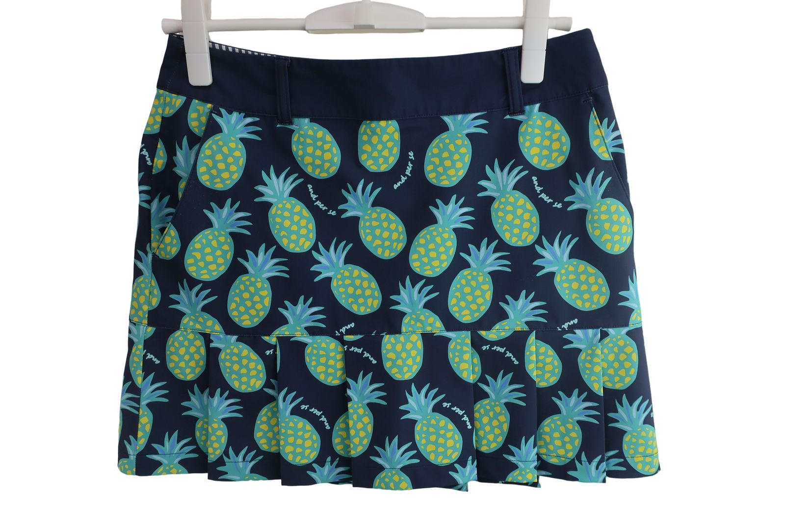 美品】and per se(アンパスィ) ポロシャツ スカート セットアップ