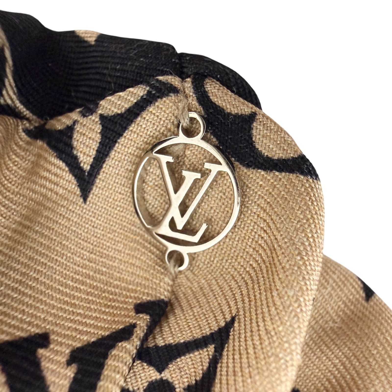 ルイヴィトン レディース シュシュ ヘアゴム ヘアバンド ブラック ベージュ DECORATOM_COM_BR