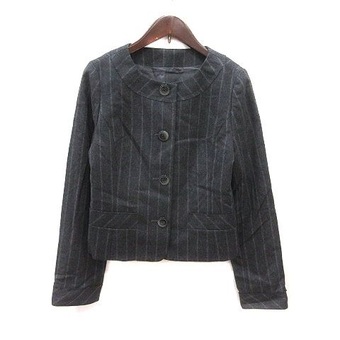 ロイスクレヨン LoisCRAYON モールグレンチェックジャケット 美品